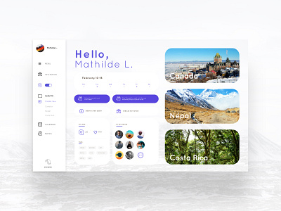 Travel dashboard art director branding dashboard dashboard app desktop app logo uidesign uxdesign
