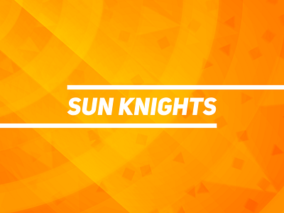 Sun Knights Banner banner banner design diep.io discord illustration minimal vector vectors youtube banner