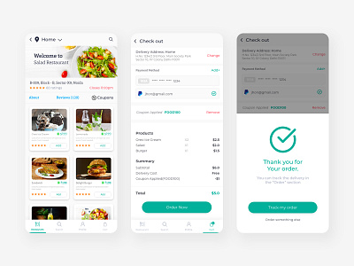 Food App UI Design delivery design design app dribbble food ui ux