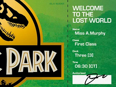 JURASSIC PARK clean design fanart font fun logo type typography
