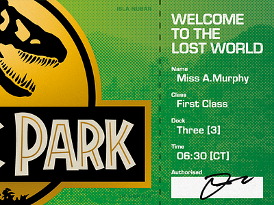 JURASSIC PARK clean design fanart font fun logo type typography