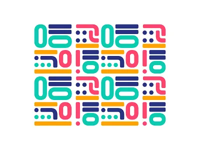 Playful pattern blue branding colorful colors concept design flat fun illustration pattern playful school vector yellow