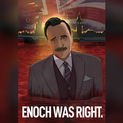 Enoch Was Right britain enoch powell ipad procreate river rivers of blood