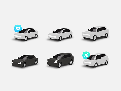 3d fleet 3d blender fleet ridesharing