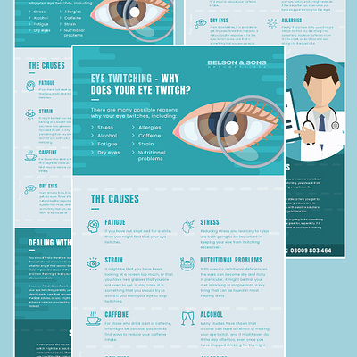 Belson & Sons Optician blog essex eyecare graphic design infographic london opticians seo