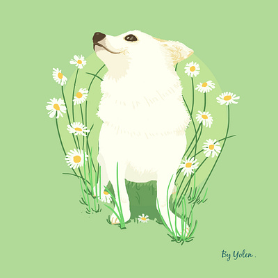 Love it :) animal dog graphic illustration lohas love nature pet photoshop visual
