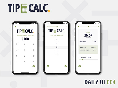 Daily UI 004 calculator daily ui daily ui 004 dailyui dailyui004 design tip calculator ui ui design