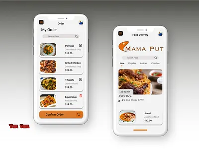 Food Delivery App figma figmaafrica figmadesign mobile app mobile ui ui