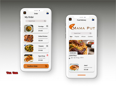 Food Delivery App figma figmaafrica figmadesign mobile app mobile ui ui