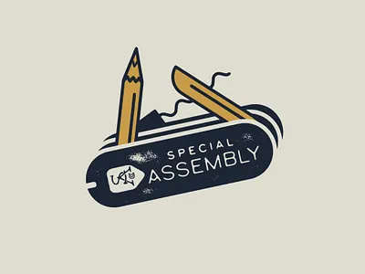 Special Assembly branding design logo swiss army knife