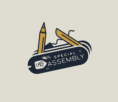 Special Assembly branding design logo swiss army knife