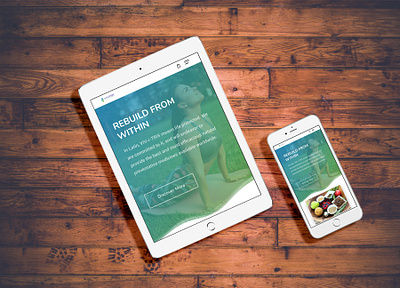 Vivitris Website Design healthy healthy lifestyle mobile ui ui web design website design