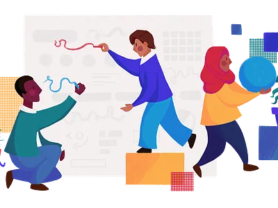 Teamwork art design design art digital art digital illustration digital painting illustration illustration art painting procreate art