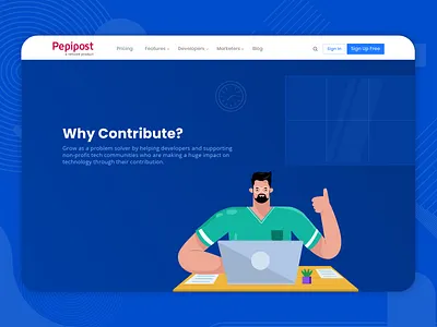 Content Contribute Page branding design illustration web