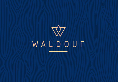 Waldouf logo brand identity branding design furniture illustration logo logos logotype minimal simple simple logo