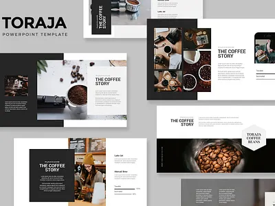 Toraja Powerpoint Template coffee coffee shop powerpoint coffeeshop corporate creative design creative market powerpoint design powerpoint presentation template powerpoint template powerpoint templates