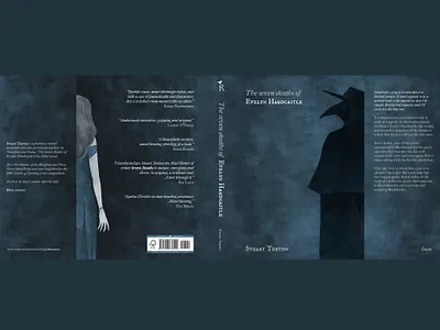Seven Deaths dust jacket mockup book cover book cover design book illustration dustcover dustjacket self initiated brief