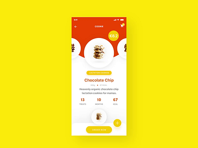 Cookies Store V2 animation app application cookie cookies design ecommerce flat flow inspiration micro interaction mobile shop store ui ux