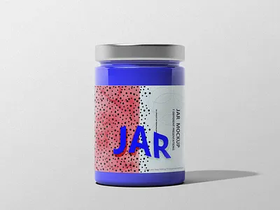 Jar Mockup can conservation food fruit honey jam jar jelly mockup natural organic pack shots package packaging packing
