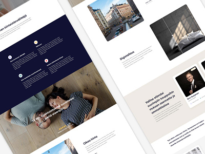 New webpage for Neliöt Liikkuu webdesign