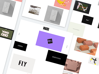 NARI Studio Re-brand damn fine portfolio studio ui web