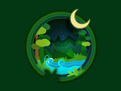 Mother earth papercut illustration chandrani das design graphic design illustration illustration art illustrator mother earth papercut vector