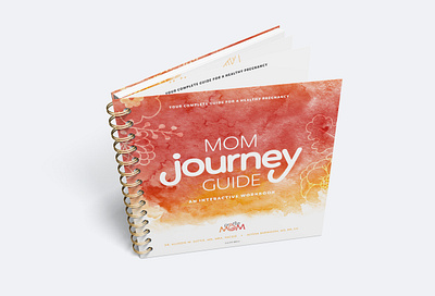 MOM Journey Book // Profile by Sanford book book cover book design book layout book layout design branding collateral design food photography illustration layout layout design layoutdesign pregnancy pregnancy book print typography weight loss workbook workbook design