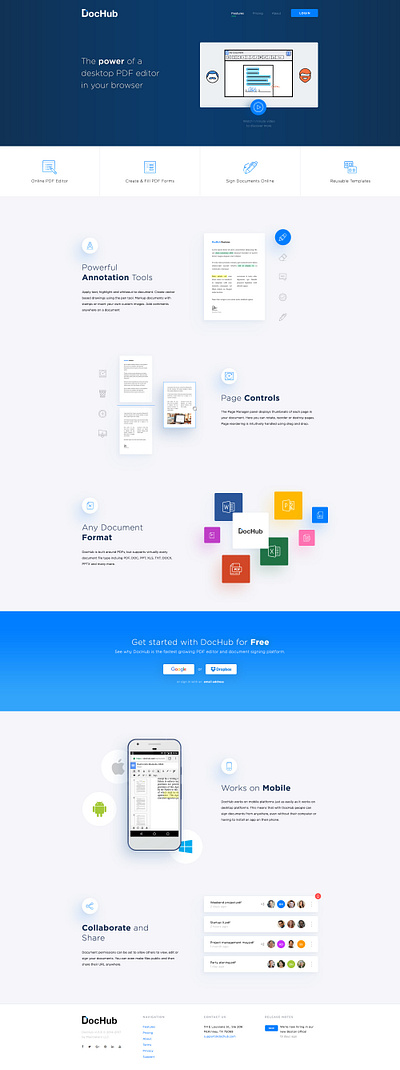 DocHub website design dochub website design