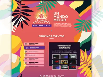 DETONANTE agency android app branding clean creative design digital flat illustration interface layout mobile portfolio simple ui ux vector