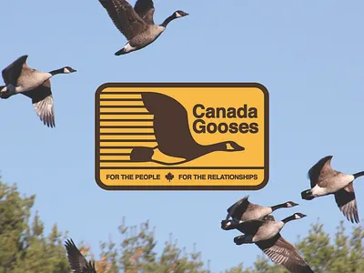 Letterkenney - Canada Gooses badge badge design brand identity design branding branding design canada canada goose design geese goose illustration letterkenney logo logo design vector