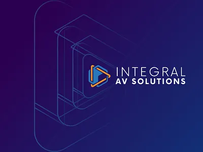 Integral AV Logo audio brand identity branding illustration logo logo design logomark logos logotype logowork mark video