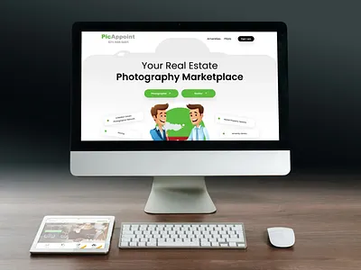 Picappoint Online business office for independent Photographer branding design graphic design ill illustration typography ui ux