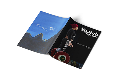 Snatch Magazine: A Love Letter to the Iron Game Volume 3 branding design editorial editorial design magazine magazine design olympic weightlifting powerlifting saddle stitch self publish weightlifting zine zines