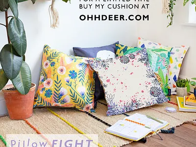 My flower pillow design 2d 2d art dandelion design linear lineart pattern pattern art pattern design pillow splash