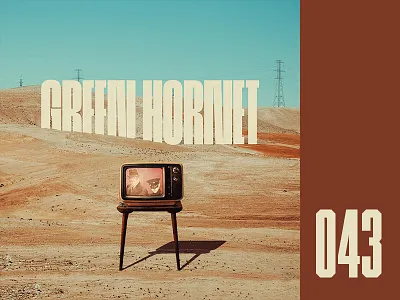 Everyday - 043 everydays green hornet landscape retro surreal tv