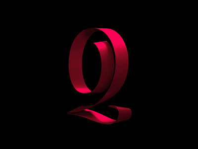 Numeral 2 36daysoftype 3d artist 3d lettering 3d type 3d typography arnold render cinema 4d custom lettering custom type daily lettering graphic design handlettering lettering lettering artist numbers numeral ribbon type type design typography