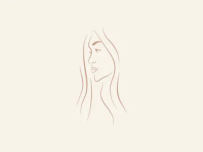 Simple Illustration of a Woman branding design graphic design illustration minimal simple vector woman woman illustration women