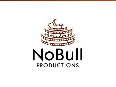 No bull Productions icon logodesign logos production logo