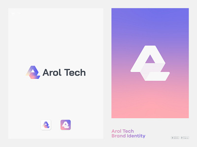 Arol Tech Logo brand identity branding graphic design identity illustration it logo logo logo design logos logotype tech tech logo technologies technology logo