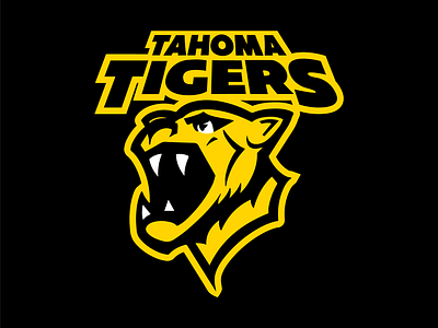 Tahoma Tigers brand identity branding branding concept branding design concept custom logo graphic design illustration illustrative logo illustrative logotype lettering logo logodesign logotype sports sports branding sports design sports logo sports team tiger