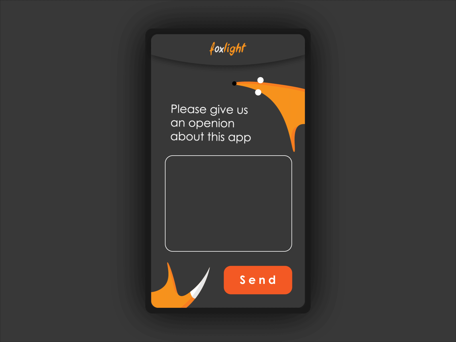 Example of send-button animation
