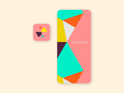 Friendtier App Loading Screen and Chiclet app app design app icon brand identity branding branding and identity chiclet friendship graphic elements identity identity design loading screen logo mobile mobile app mobile app design mobile ui tech visual identity