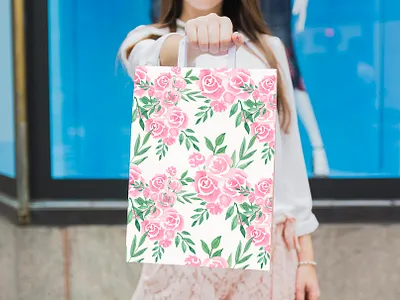 Watercolor roses for wedding design design art hand drawn illustration pattern pink print roses trendy design watercolor wedding design