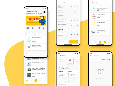 Laundry App app ui ux