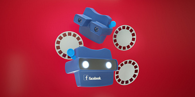 RetroView 3d 3dprint art art direction c4d character design cienema 4d facebook viewmaster