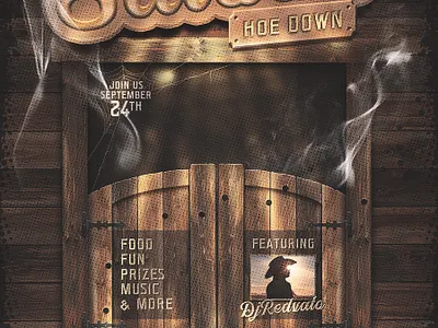 Western Saloon Flyer Template Set antique distressed flyer gold grunge party template vintage western