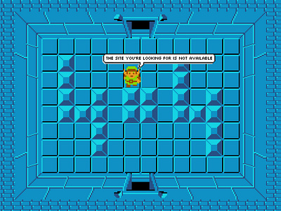 Zelda 404 404page 8bit dribbbleweeklywarmup zelda