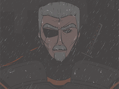 D de Deathstroke 36daysoftype animated gif animation animation 2d batman cartoon comic comic book dc dc comics deathstroke gif illustration justice league titans villain