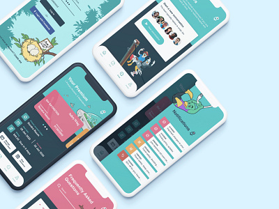 Insurance - mobile app android chats dashboard faq insurance ios login mobile mobileapp notifications uidesign