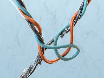 Knots 3d 3d animation houdini motion motiongraphic render